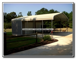 Carport with Utility Shed Pictures
